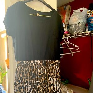 Cheetah print dress